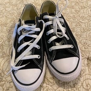 Converse size 3 black& white